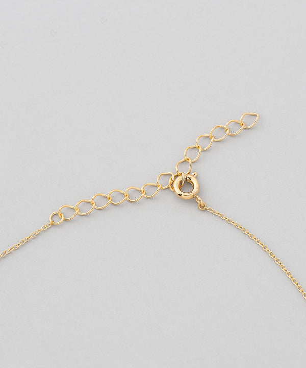 パール×ニュアンスメタルネックレス