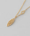 Lace motif necklace