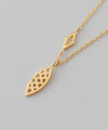Lace motif necklace