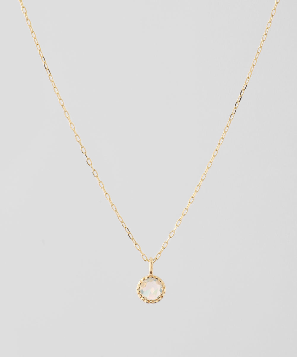 mimi33】オパールネックレス[K10][Basic]｜アネモネ・シエナロゼ