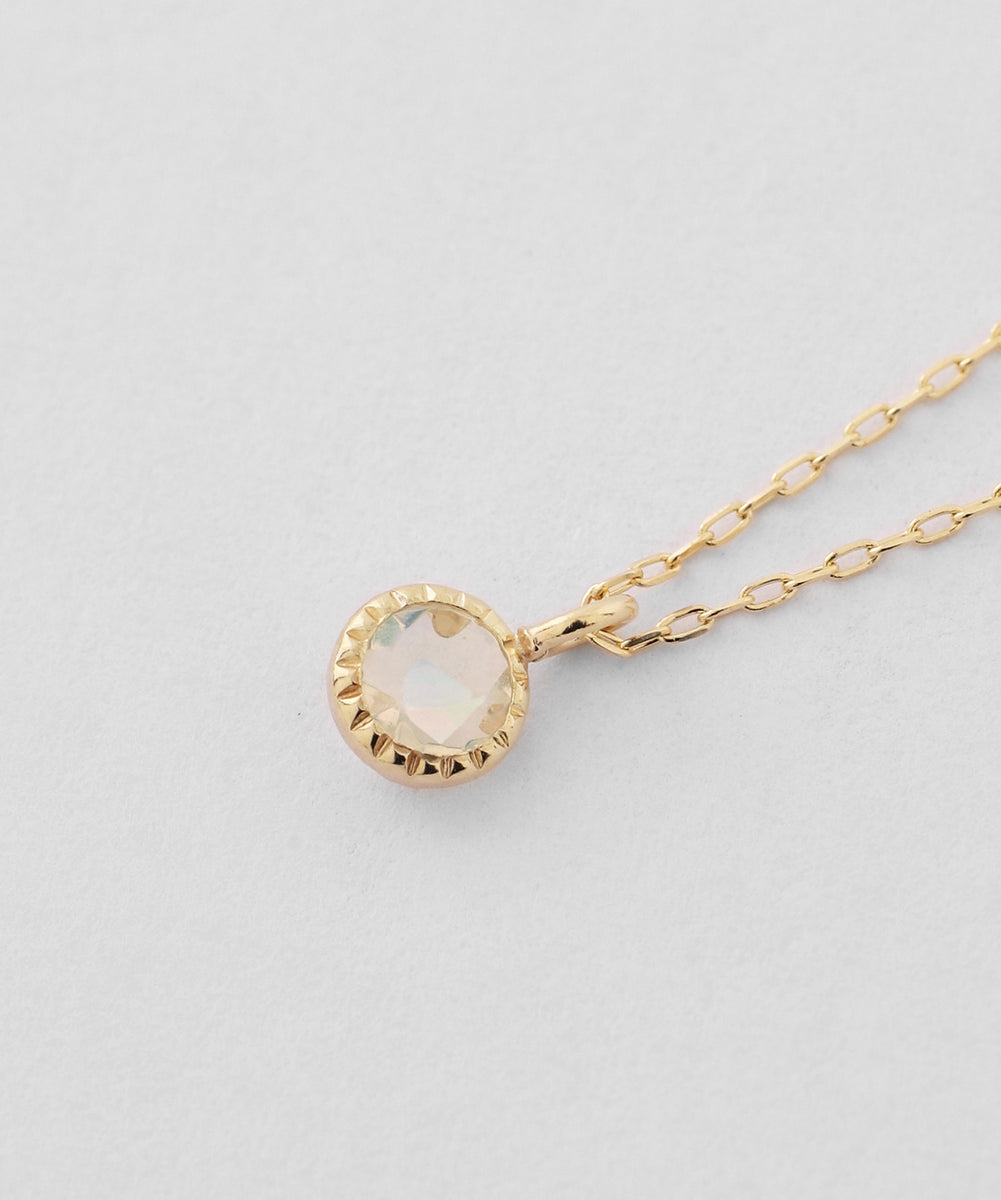 mimi33】オパールネックレス[K10][Basic]｜アネモネ・シエナロゼ