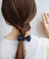 重なりシアーリボンヘアゴム