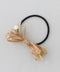 Overlapping sheer ribbon hair tie