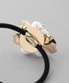 Pearl Botanical Hair Tie