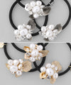 Pearl Botanical Hair Tie