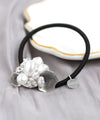 Pearl Botanical Hair Tie