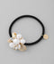 Pearl Botanical Hair Tie
