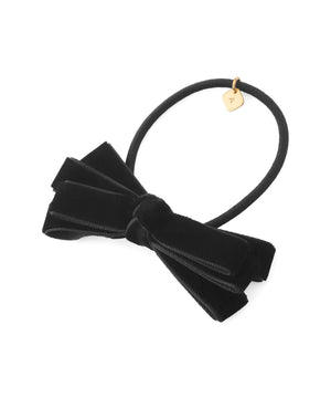 Velvet ribbon hair tie