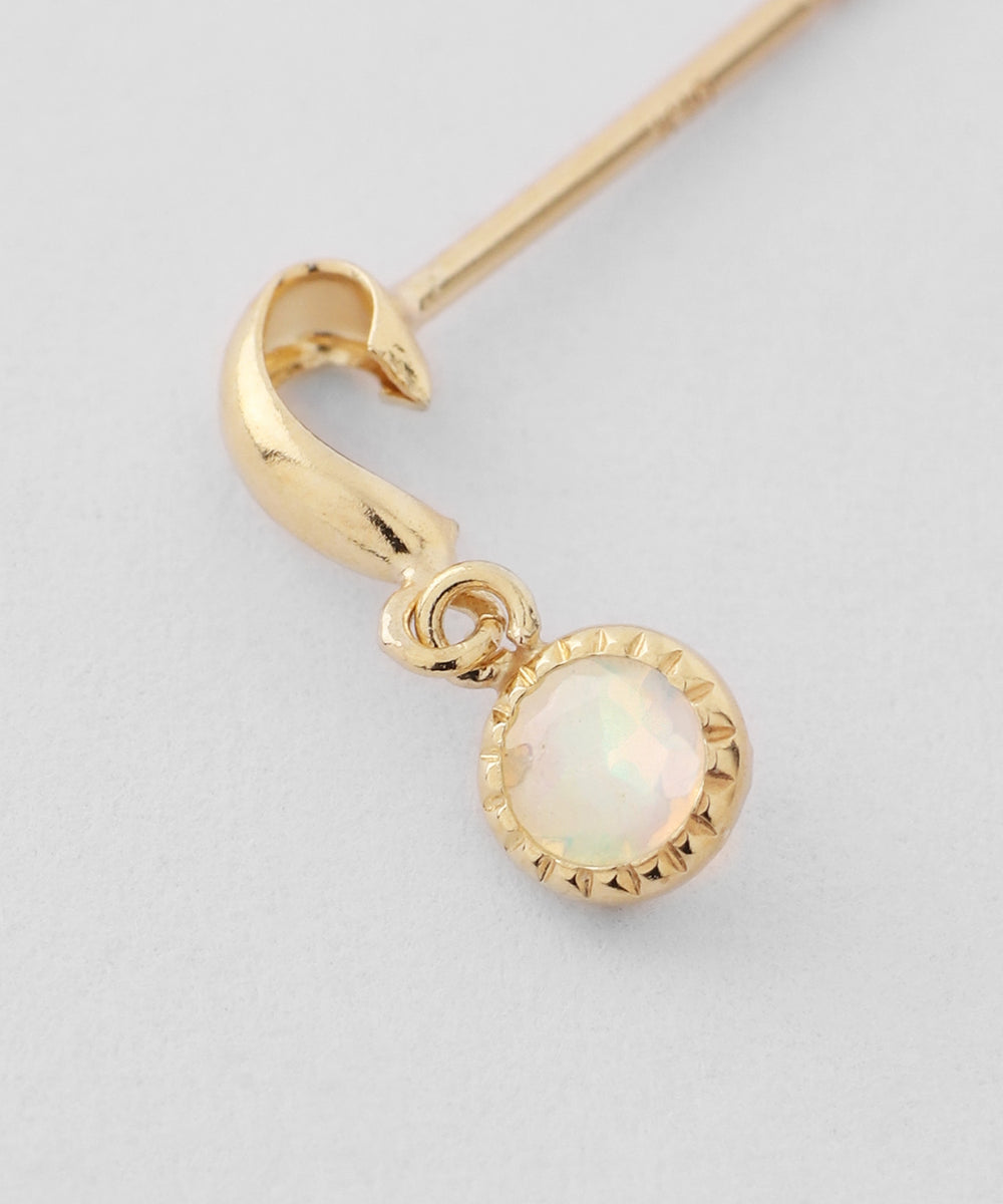 mimi33】オパールピアス[K10][Basic]｜アネモネ・シエナロゼ・ミミサン