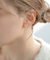 ビジューハートピアス