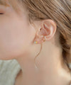 ビジューハートピアス