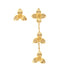 Flower Asymmetric Earrings