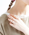 Antique-style milgrain rings (set of 4)
