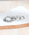 Antique-style milgrain rings (set of 4)