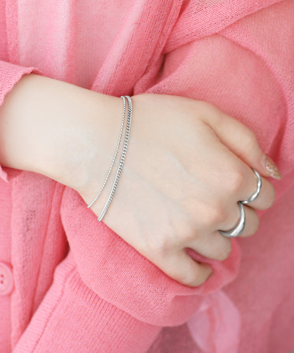 ダブルチェーンブレスレット