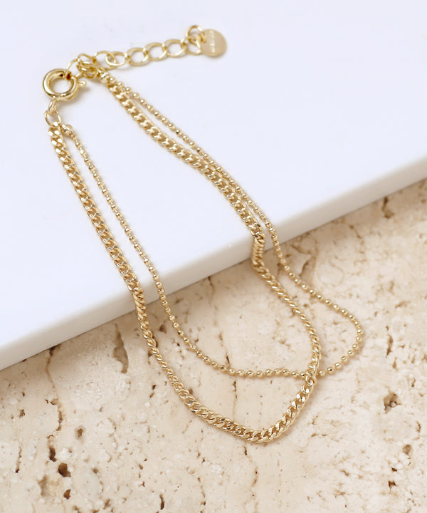 ダブルチェーンブレスレット