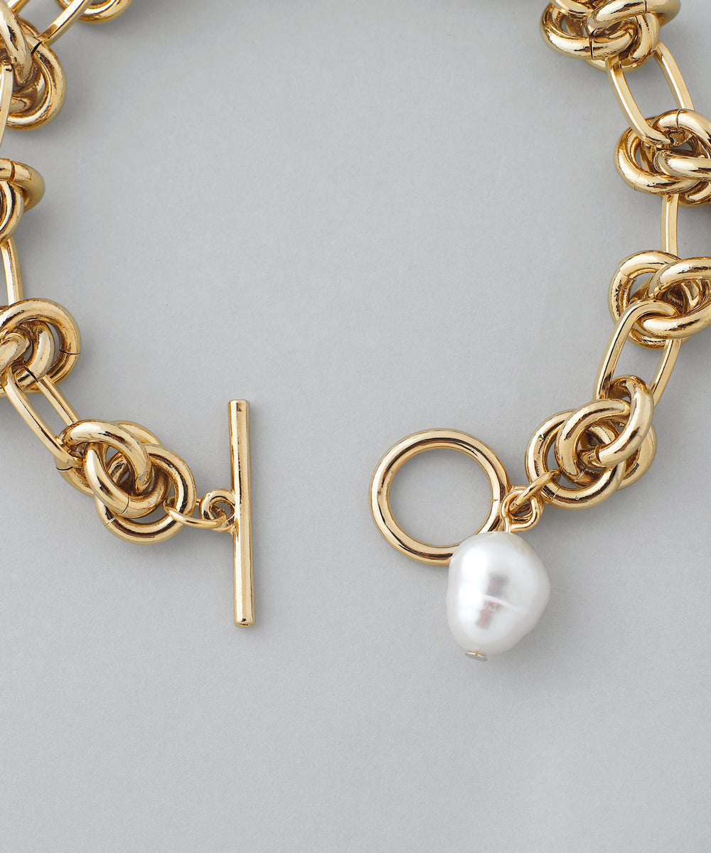 ANEMONE】淡水パール×チェーンマンテルブレスレット｜SANPO ONLINE
