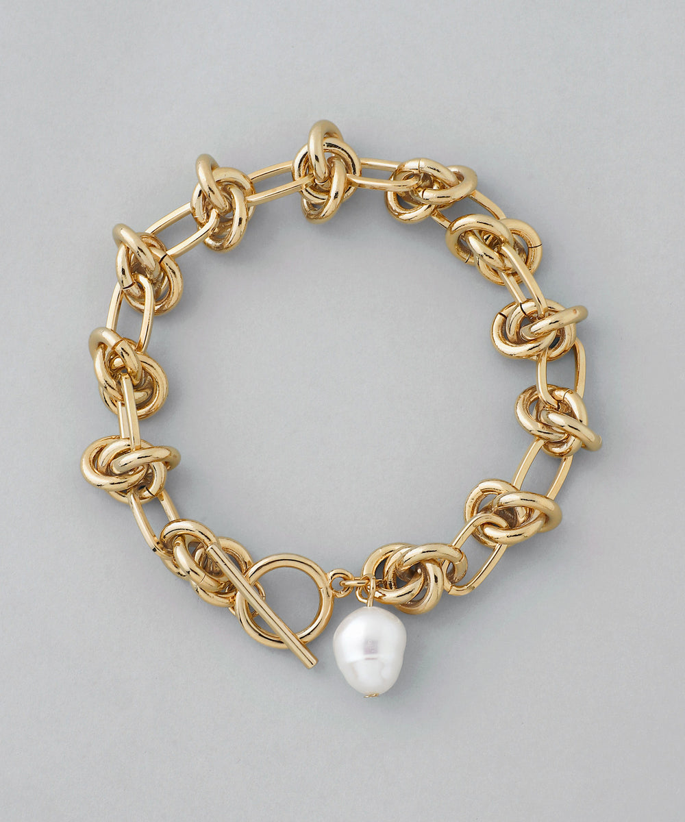 ANEMONE】淡水パール×チェーンマンテルブレスレット｜SANPO ONLINE