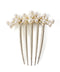 Small arch pearl comb