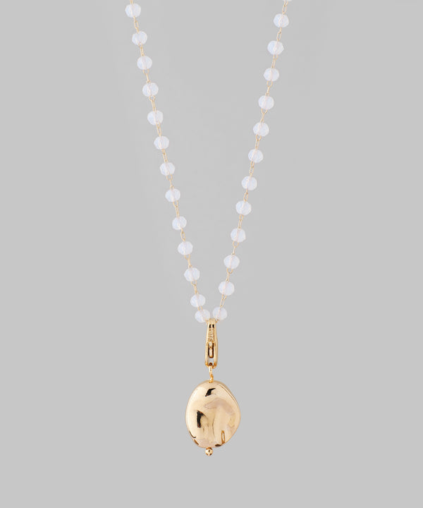 2WAYメタルチャーム×ビーズネックレス