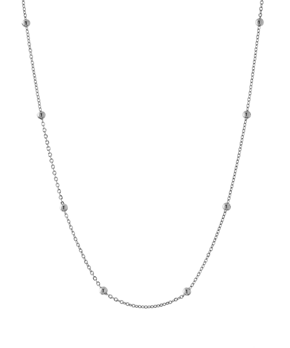 ANEMONE】【ステンレス】スフィアステーションネックレス