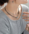 Combination Chain Mantel Necklace