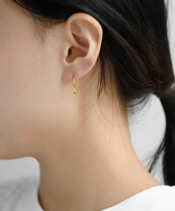 【ステンレス】パールバックキャッチピアス