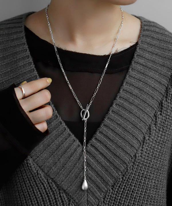 メタルドロップマンテルネックレス