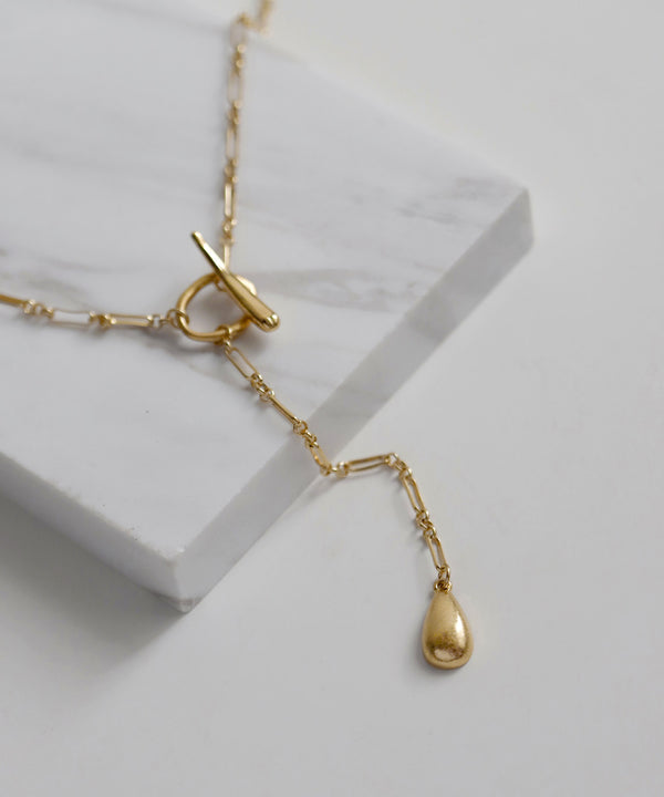 メタルドロップマンテルネックレス