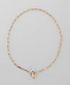 Combination Color Semi-Matte Mantel Necklace