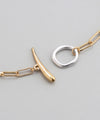 Combination Color Semi-Matte Mantel Necklace