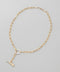 Combination Color Semi-Matte Mantel Necklace