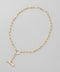 Combination Color Semi-Matte Mantel Necklace