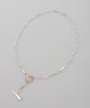 Combination Color Semi-Matte Mantel Necklace