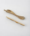 Matte Metal Wave Hairpins (Set of 2)