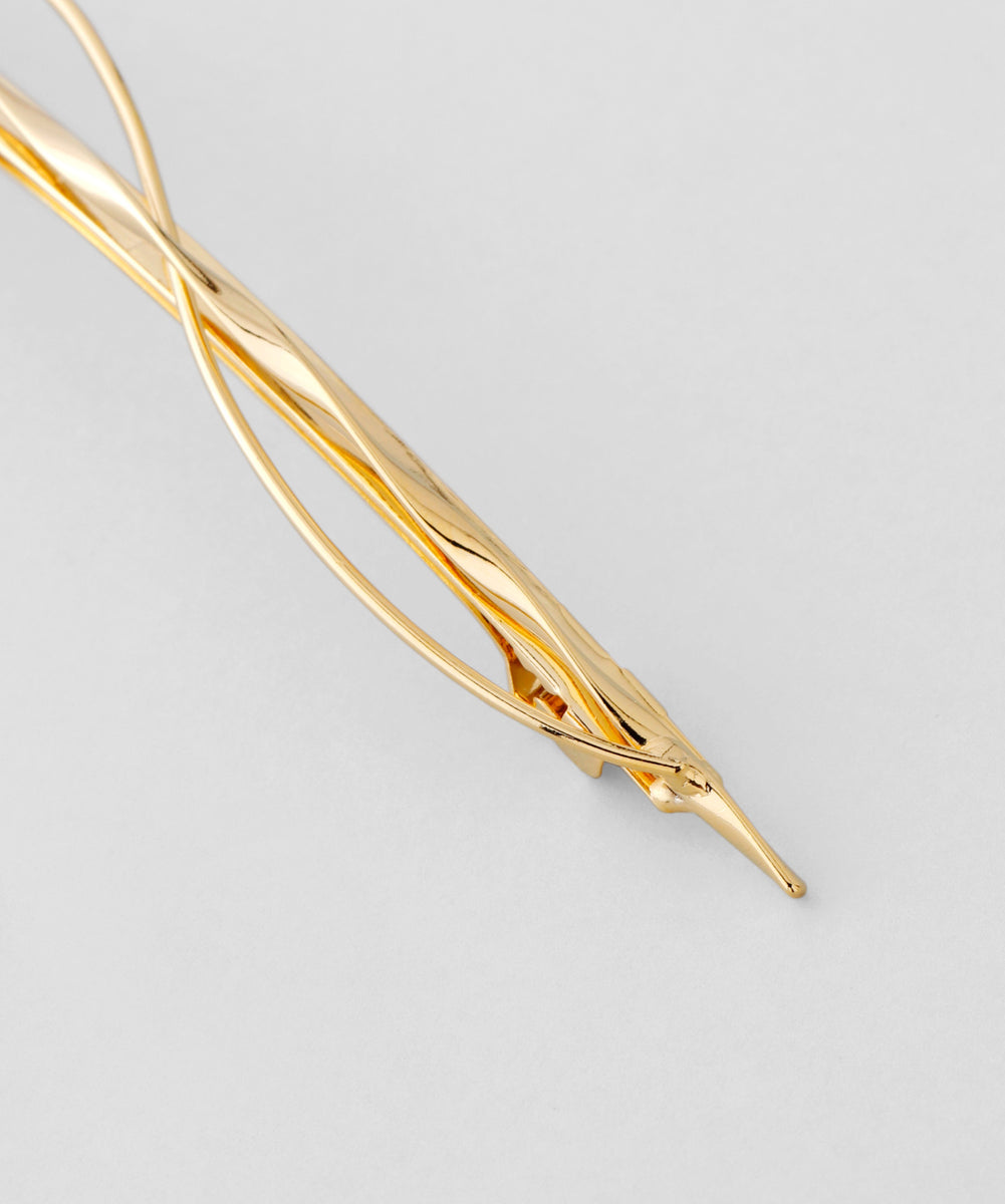 ANEMONE】ツイストラインメタルバレッタ｜SANPO ONLINE(サンポー