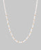 Metal Point Pearl Necklace