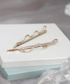 Wave Metal Hairpins (Set of 2)