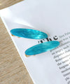 Marble color hair clips (set of 2)