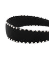 Pearl and beaded velvet headband
