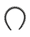 Pearl and beaded velvet headband