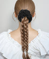Beads x Velvet Pleated Scrunchie