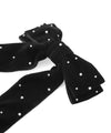 Pearl x Velvet Big Ribbon Barrette