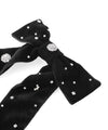 Beaded x Pearl Velvet Ribbon Barrette
