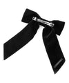 Beaded x Pearl Velvet Ribbon Barrette