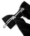 Beaded x Pearl Velvet Ribbon Barrette