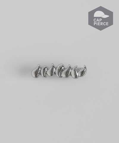 ドロップラインキャップピアス