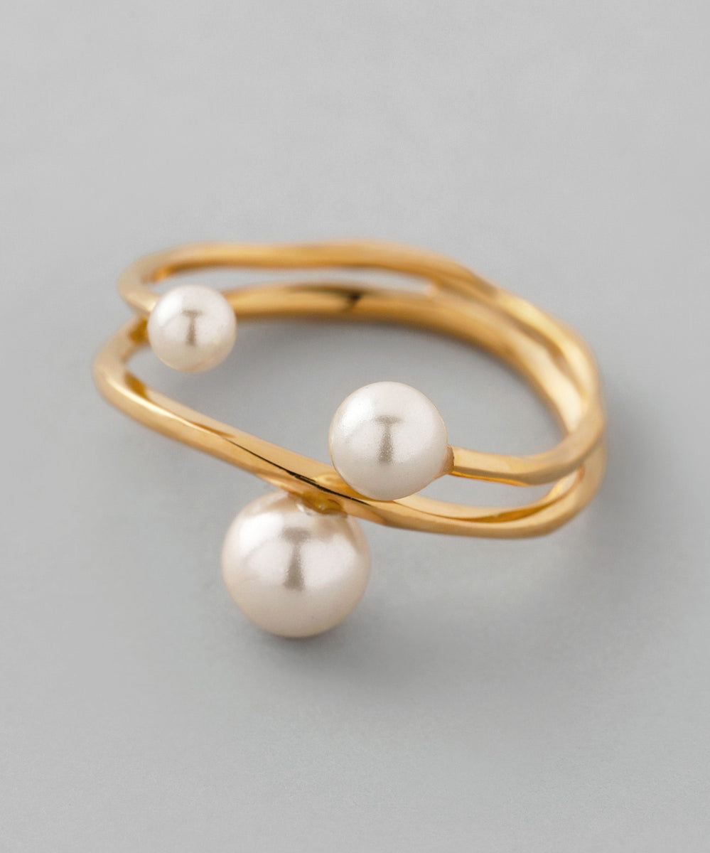 mimi33】パール×ウェーブラインリング[Sheerchic]｜SANPO ONLINE