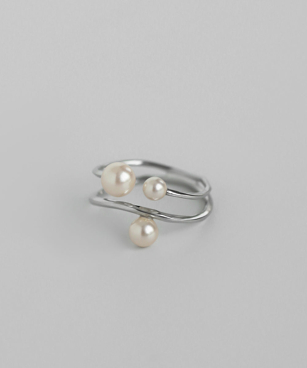 mimi33】パール×ウェーブラインリング[Sheerchic]｜SANPO ONLINE