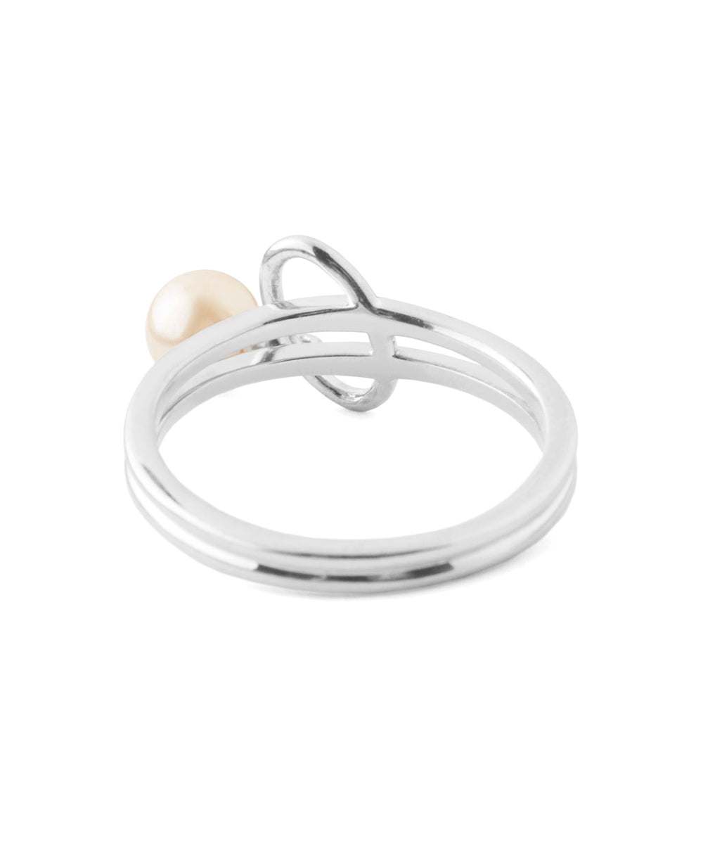 パールチャームリング[silver925]